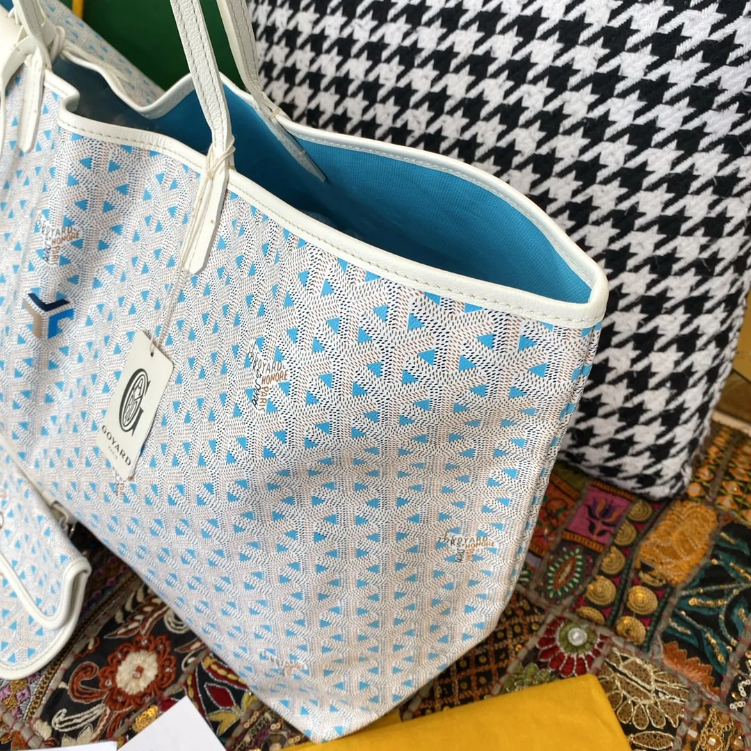 Goyard limited edition Saint Louis Claire-Voie GM Bag /Tote – Blue product view 4