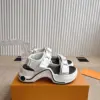 Louis Vuitton Women White Synthetic Strap Sandals product view 5
