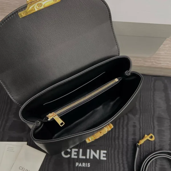 Celine Teen Nino Bag in Black product view 6