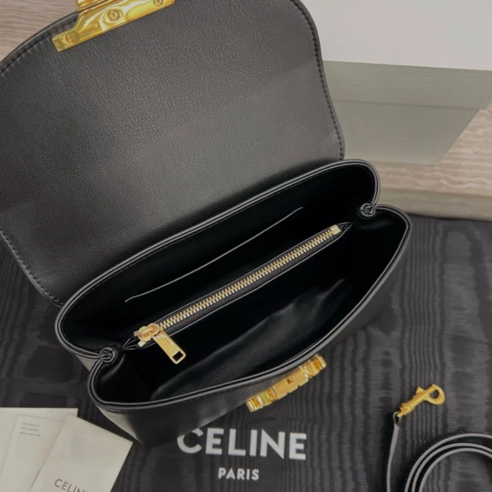 Celine Teen Nino Bag in Black product view 6
