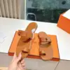 Hermès Women Tan Leather Sandals product view 6