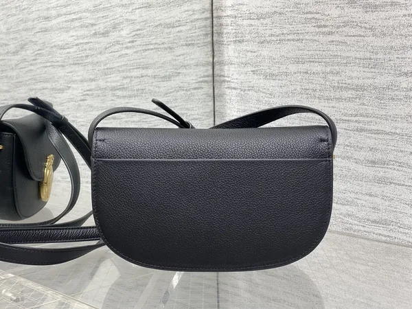 Dior Small Dior Médaillon Flap Bag in black product view 2
