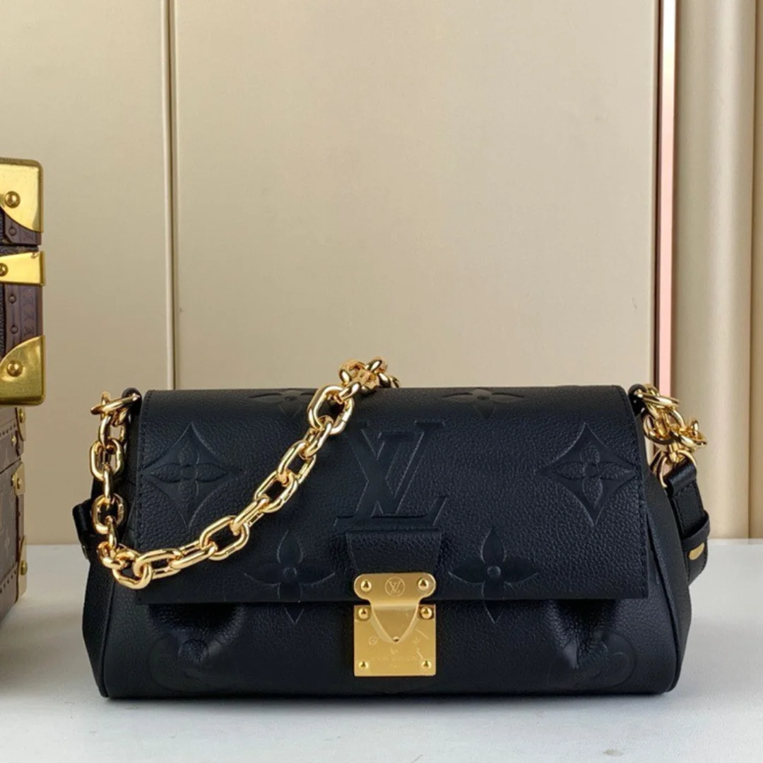 Louis Vuitton Favorite Bag 24x14cm — Black Embossed Monogram product view 1