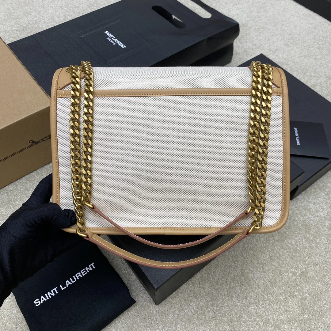 Saint Laurent Yves  Niki Bag Natural Canvas product view 2