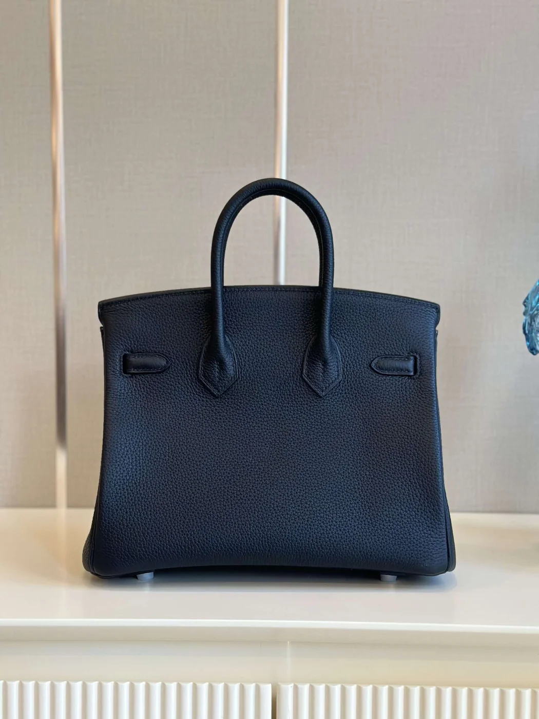 Hermès Birkin 30 Dakr Blue Togo Leather Palladium Hardware Bag product view 2