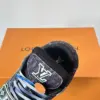 Louis Vuitton Men Black Fabric Sneakers product view 5