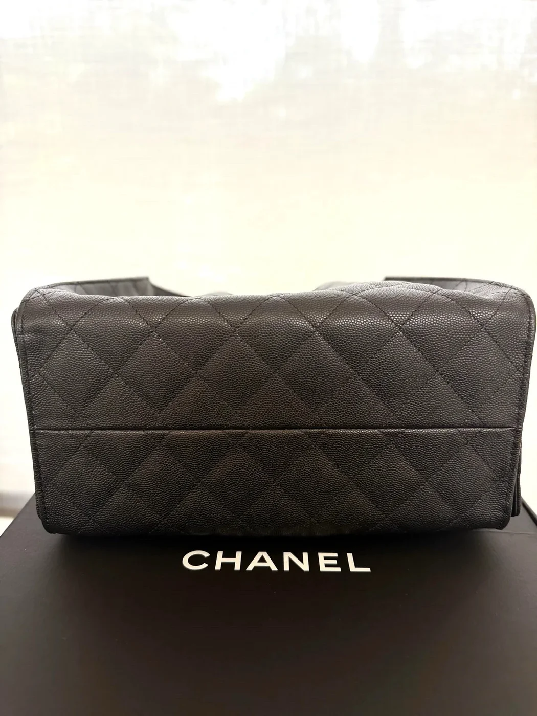 Chanel 25 Small Black Silver Hardware Bag product view 3