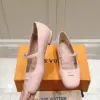 Louis Vuitton Women Light Pink Patent Leather Mary Jane Loafers product view 3