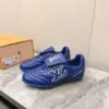 Louis Vuitton Women Blue Leather Sneakers product view 4