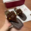 Valentino Women Brown Suede Studded Flats product view 5