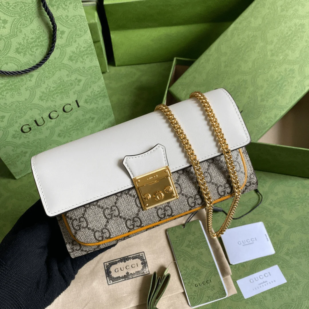 Gucci Clutch Women’s Crossbody Bag with Monogram Pattern 19x10cm product view 1