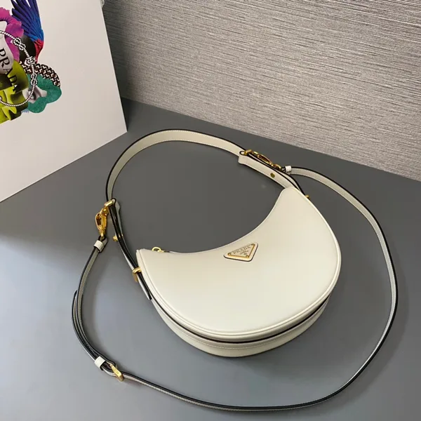 Prada Arque Small Leather Shoulder Bag product view 5