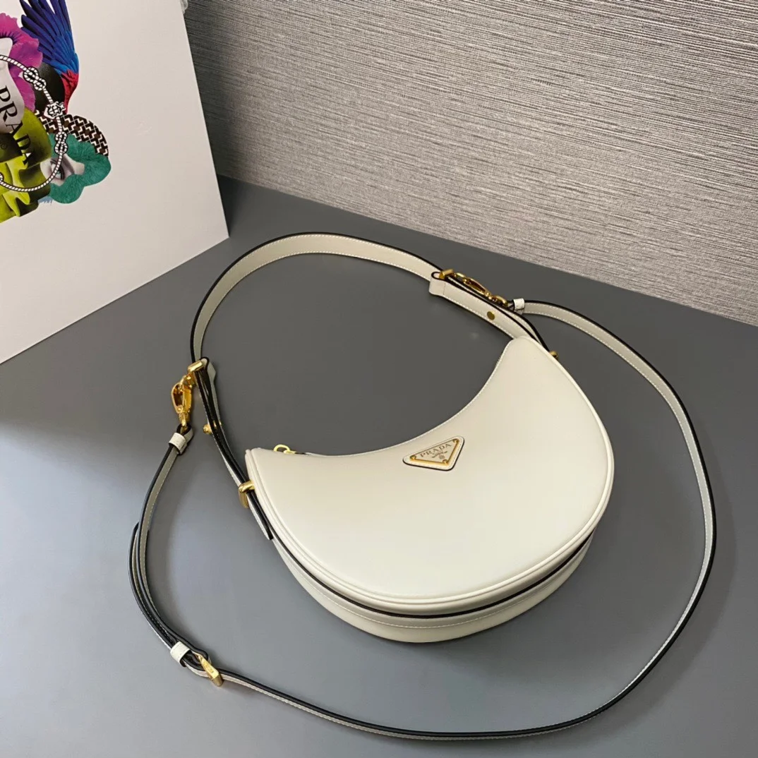 Prada Arque Small Leather Shoulder Bag product view 5