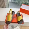 Hermès Women Yellow Leather Sandals product view 6