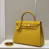 Hermès Kelly 25 Lime Fluo Yellow Epsom Gold Hardware Bag product view 8