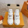 Louis Vuitton Women White Mesh Multicolor Logo Sneakers product view 3