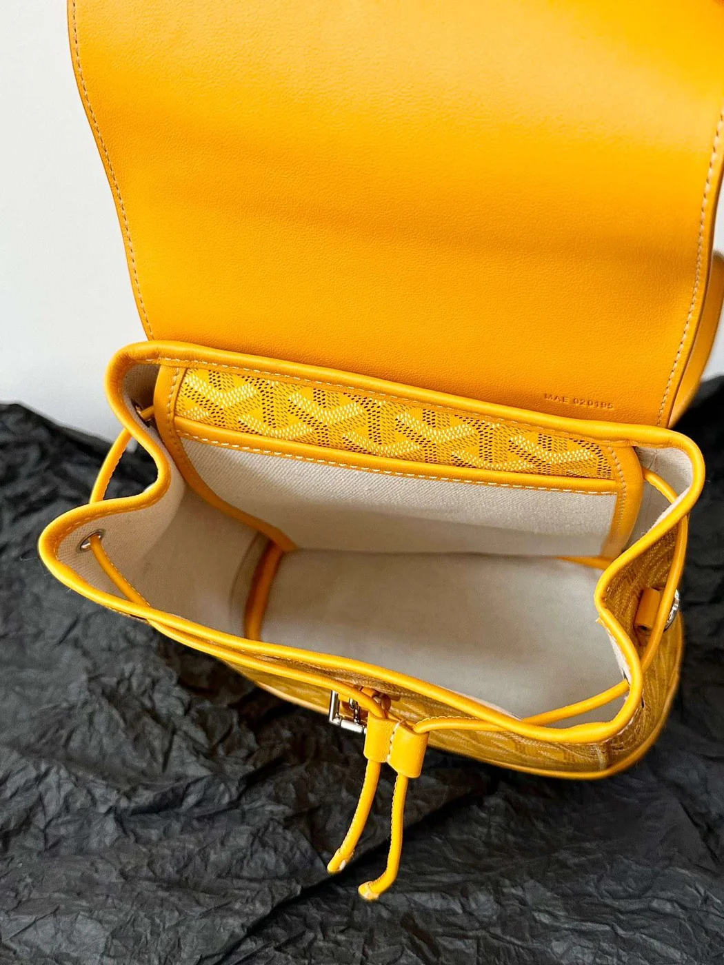 Goyard Mini Backpack Yellow Monogram Pattern 23x19cm product view 2