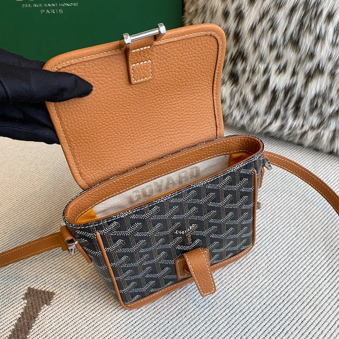 Goyard Black Coated Canvas Mini Cross-Body Bag product view 7