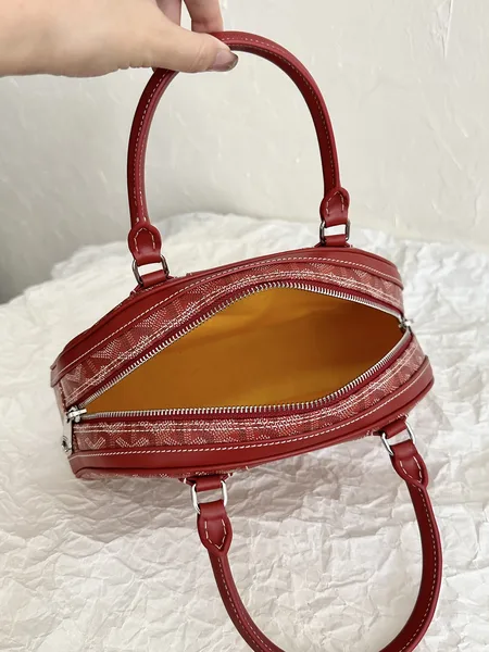 Goyard Saint Jeanne Bag Coated Canvas PM Red 9496843 product view 7