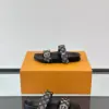 Louis Vuitton Men Black Multicolor Canvas Straps Sandals product view 4