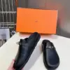 Hermès Women Black Leather Mules product view 3