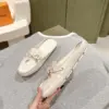 Louis Vuitton Women White Leather Mules product view 3
