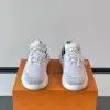 Louis Vuitton Men White Knit Mesh Sneakers product view 2