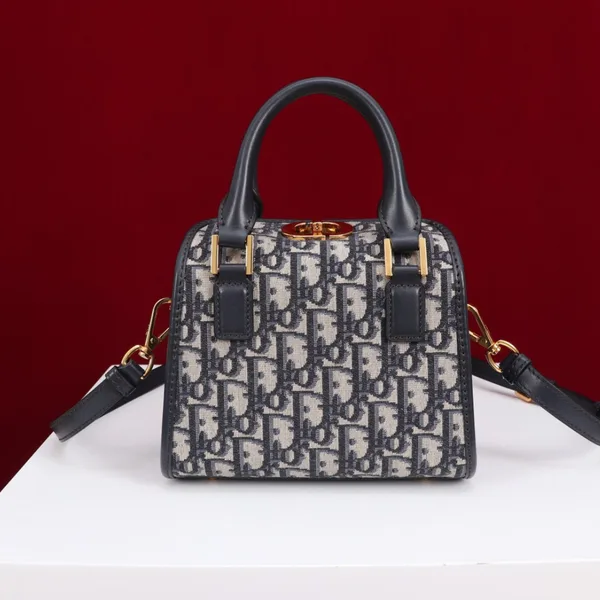 Dior 30 Montaigne Women’s Handbag Oblique Fabric 18.5x16x10cm product view 1