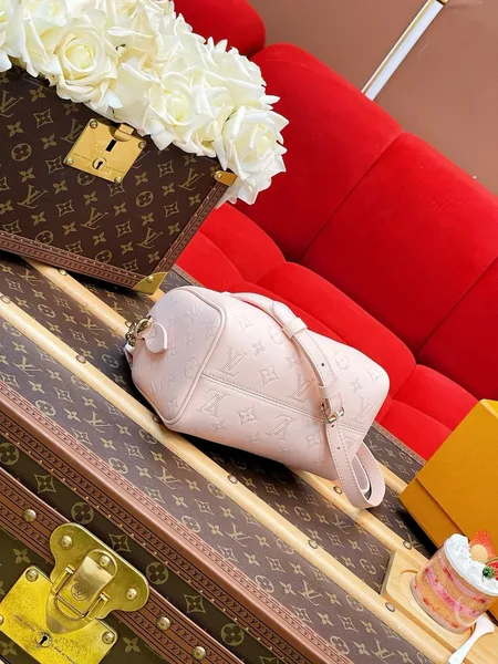 Louis Vuitton Speedy 20 in pink Monogram Empreinte Bag product view 2