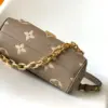 Louis Vuitton Favorite Brown Handbags Lock Gold 24x14cm product view 3