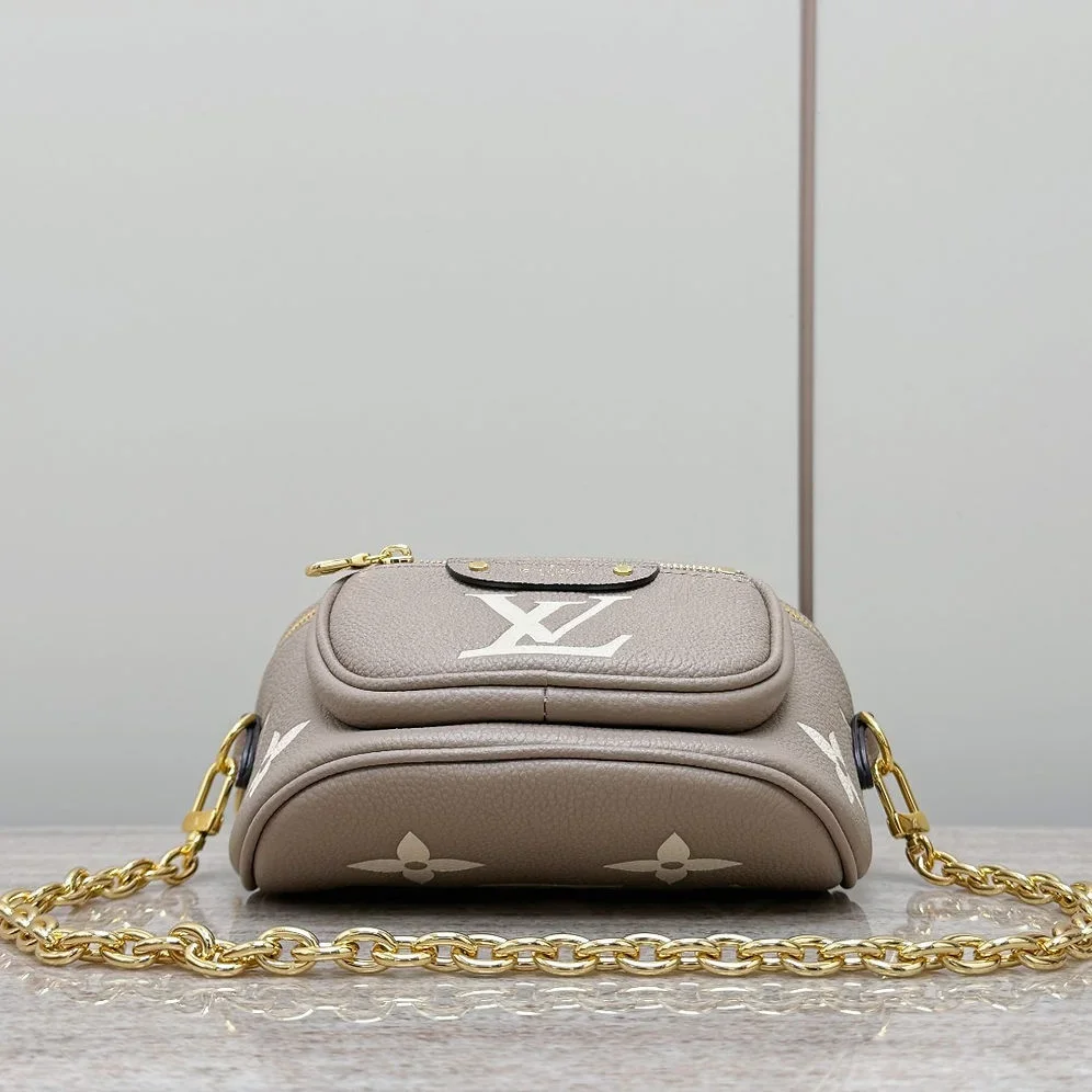 Louis Vuitton Mini Bumbag — Taupe and Cream Monogram product view 2