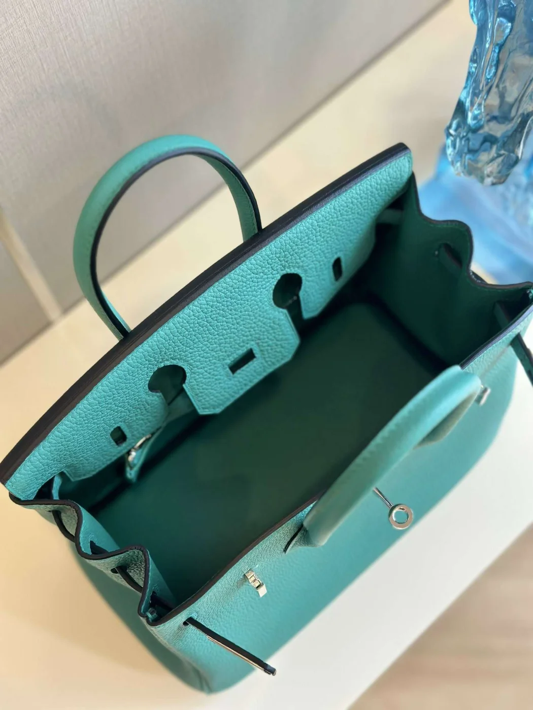 Hermès Birkin Phw Da Togo Ocean Blue Handbags 25 cm product view 3