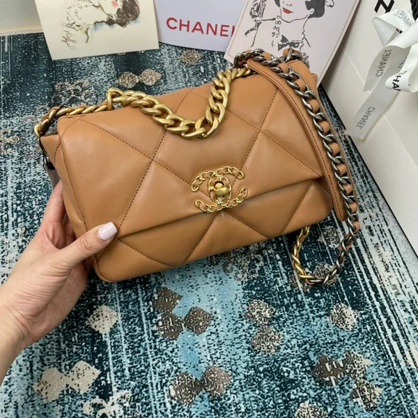 Chanel Medium 26 Flap Bag In Peanut Lambskin product view 5