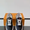 Louis Vuitton Men Black Leather Sneakers product view 6