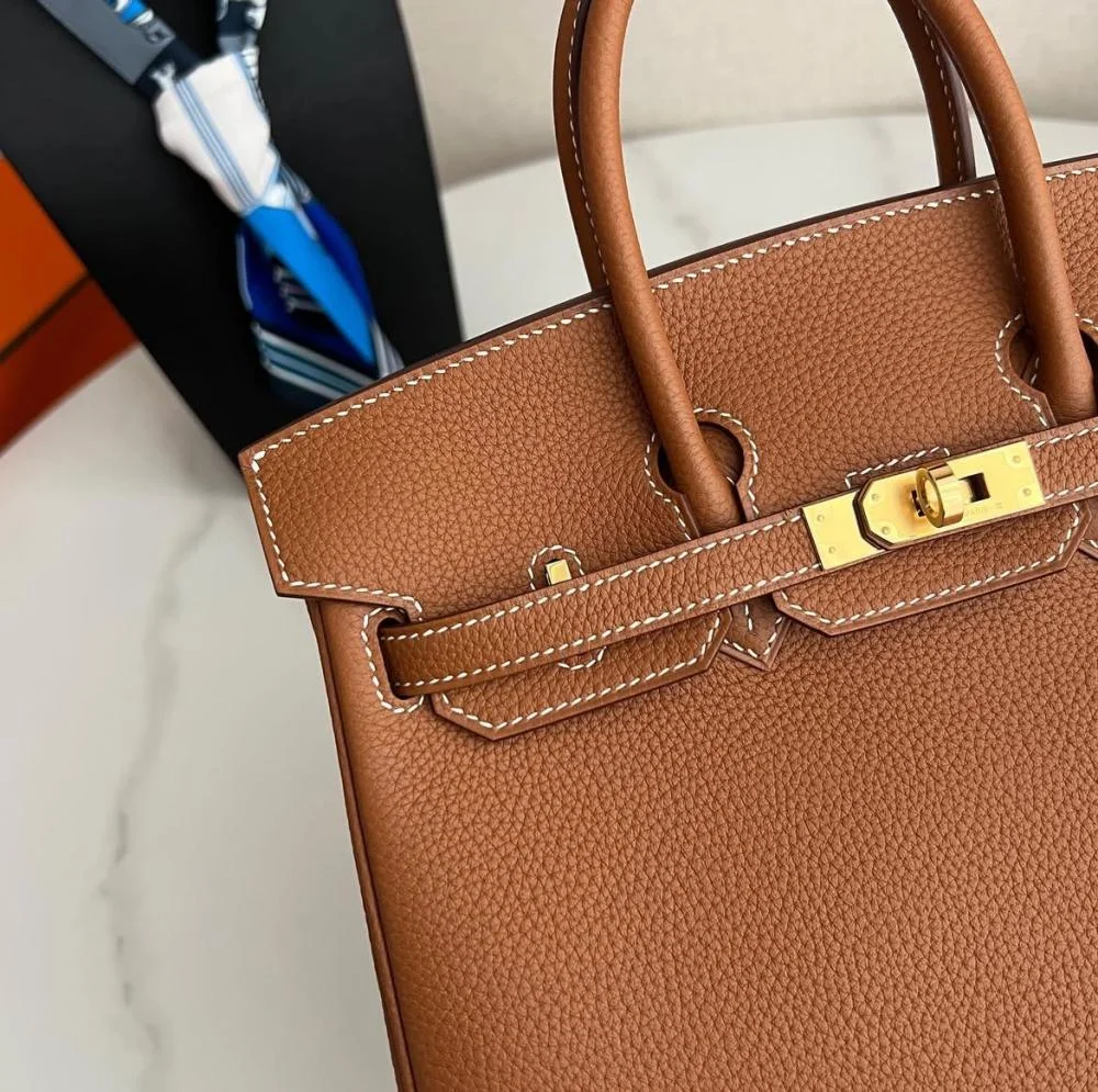 Hermès Birkin 25 Gold Color with Gold Hardware Bag product view 2