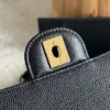 Chanel Classic Flap medium Black Gold Hardware Bag product view 3