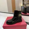 Valentino Women Black Patent Leather Ankle Boots product view 5