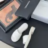 Chanel Women White Quilted Leather Slides product view 3