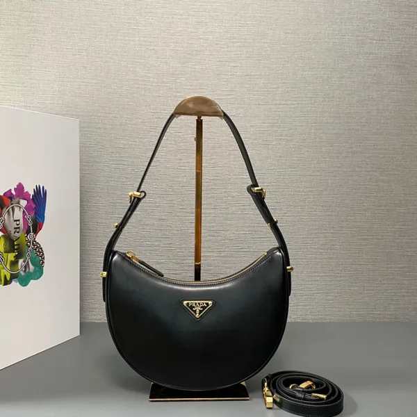 Prada Arque Small Leather Shoulder Bag product view 4