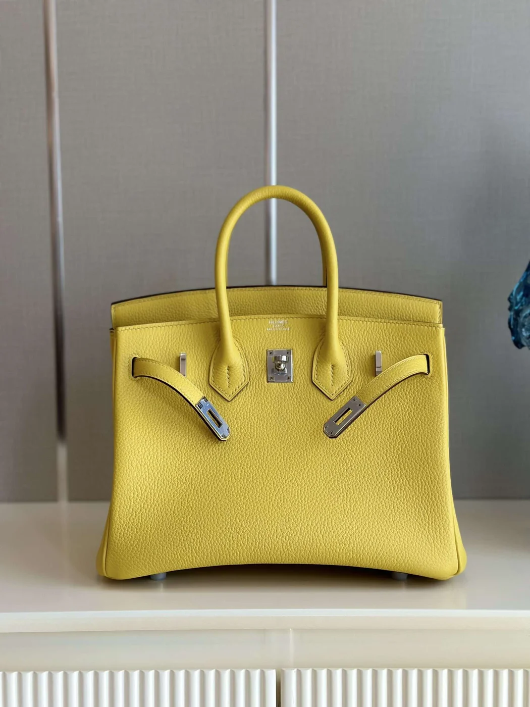 Hermès Birkin Phw Da Togo Yellow Handbags 25 cm product view 6