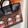 Hermès Birkin 20 Sellier Faubourg House Brown Palladium Hardware Bag product view 2
