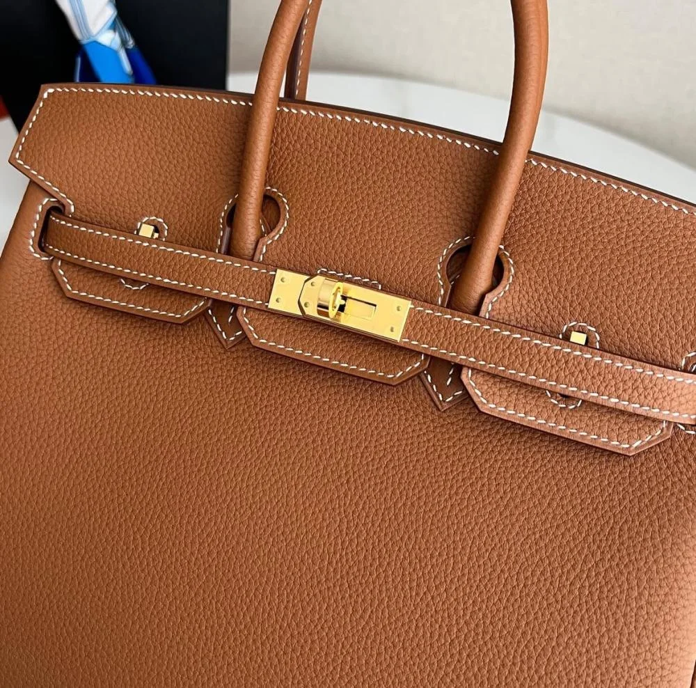 Hermès Birkin 25 Gold Color with Gold Hardware Bag product view 3