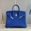 Hermès Birkin 30 Bleu Zelliege Epsom Palladium Hardware Bag product view 5