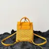 Goyard Mini Backpack Yellow Monogram Pattern 23x19cm product view 5