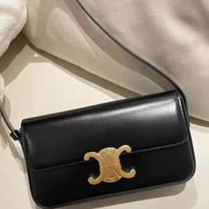 Celine Triomphe Black Smooth Leather 20 cm Bag product view 1