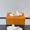 Louis Vuitton Men White Leather Sandals product view 4