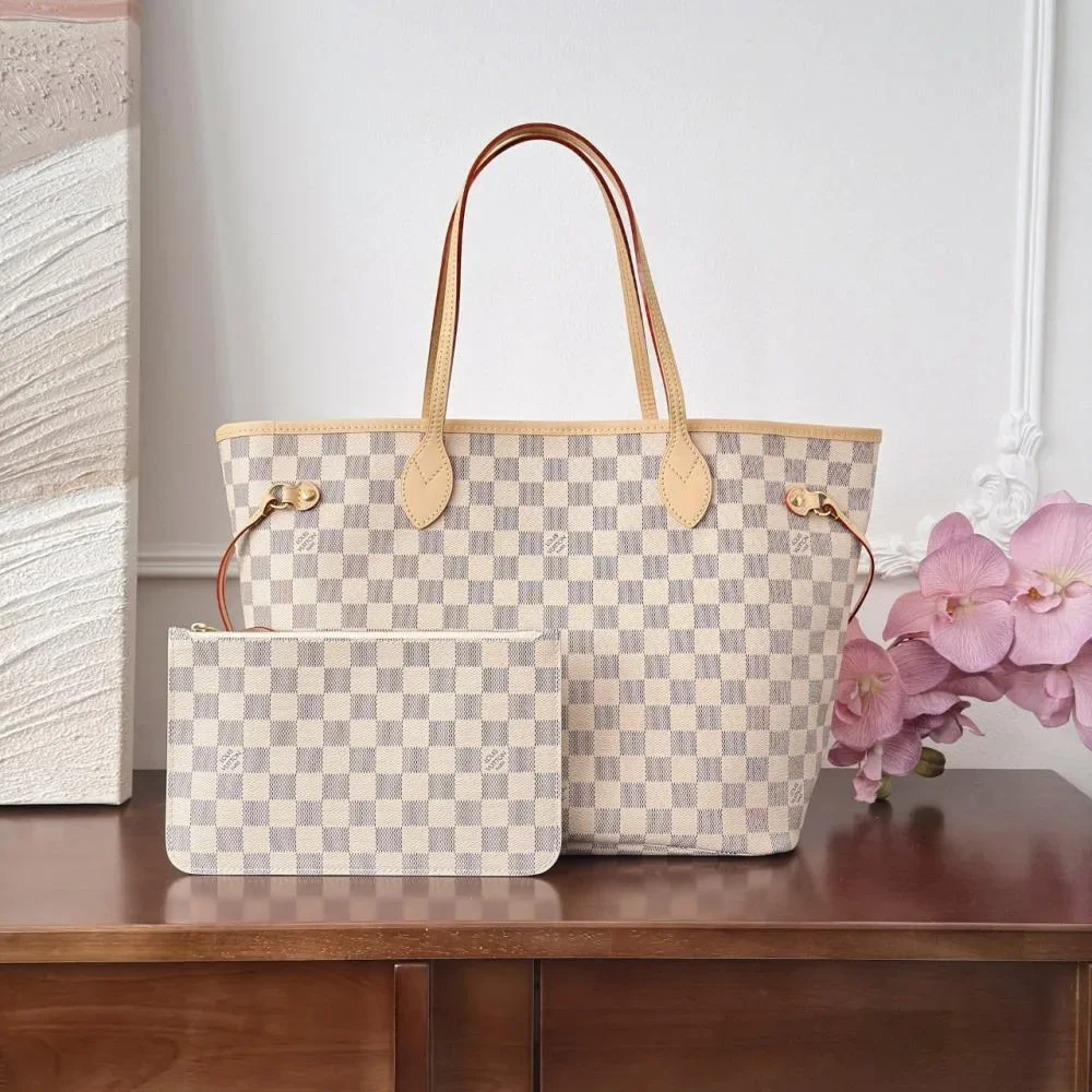 Louis Vuitton Neverfull Handbags Caro Pattern 32x29x17cm product photo
