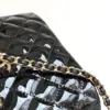 Chanel Alma Mini Shiny Leather Handbags Black Lock Gold 12 cm product view 4