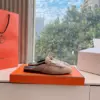 Hermès Women Beige Suede Mules product view 2