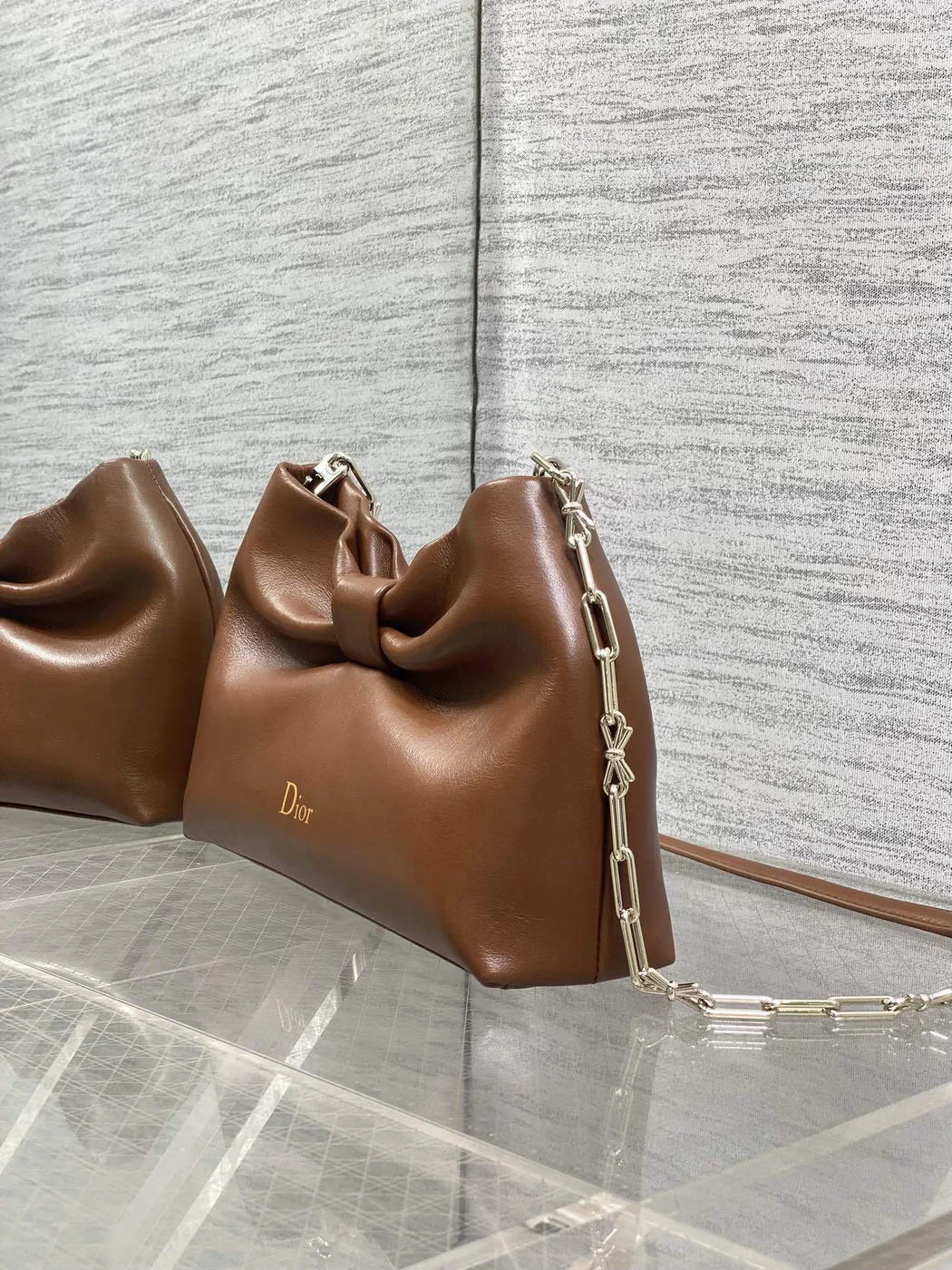 Dior Bow Bag Small Brown product view 5